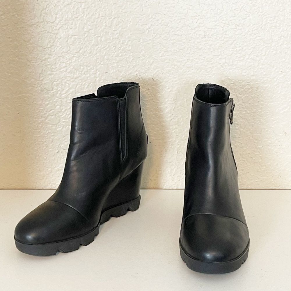 Sorel Women’s Joan Uptown Waterproof Zip Wedge Bootie size 9.5 - Picture 8 of 13